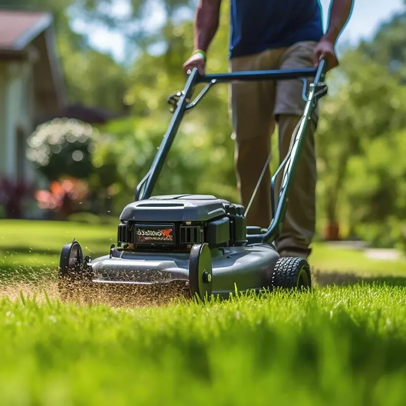 A garden repair service being done in a Jersey home.